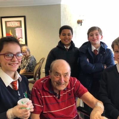Making Bird Feeders at Buchanan Court Care Home